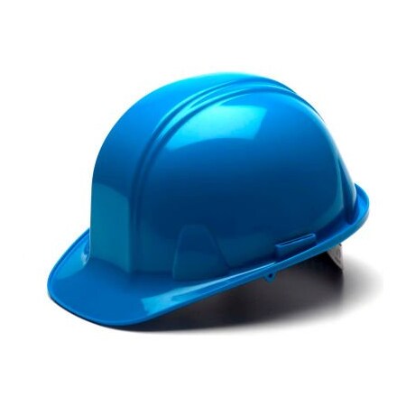 Pyramex SL Series Hard Hat, Light Blue, Standard Shell 4-Point Snap Lock Suspension - Pkg Qty 16 HP14062